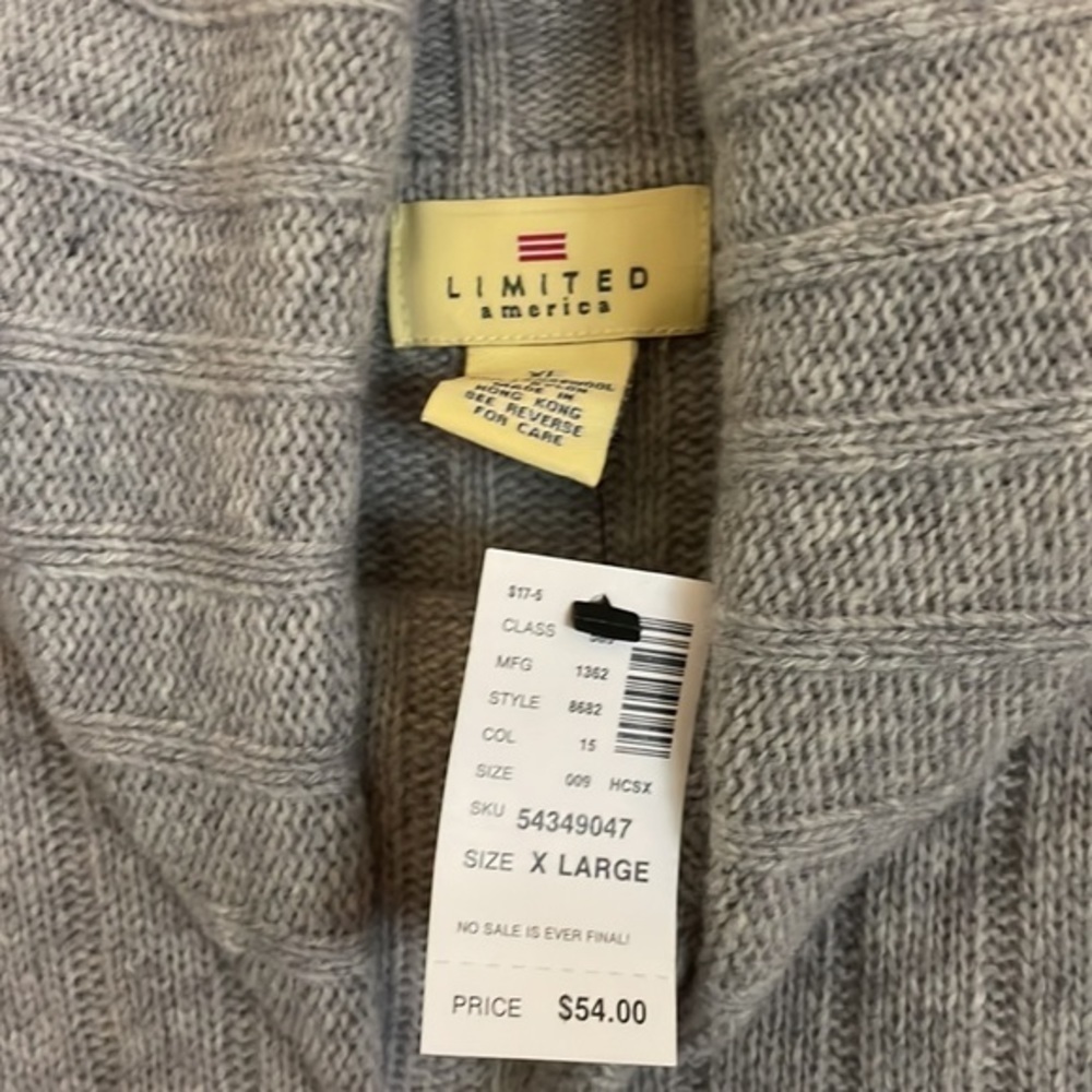 LIMITED America - 90% Lambswool, 10% Nylon - Unique Sweater - XL - Picture 3 of 8